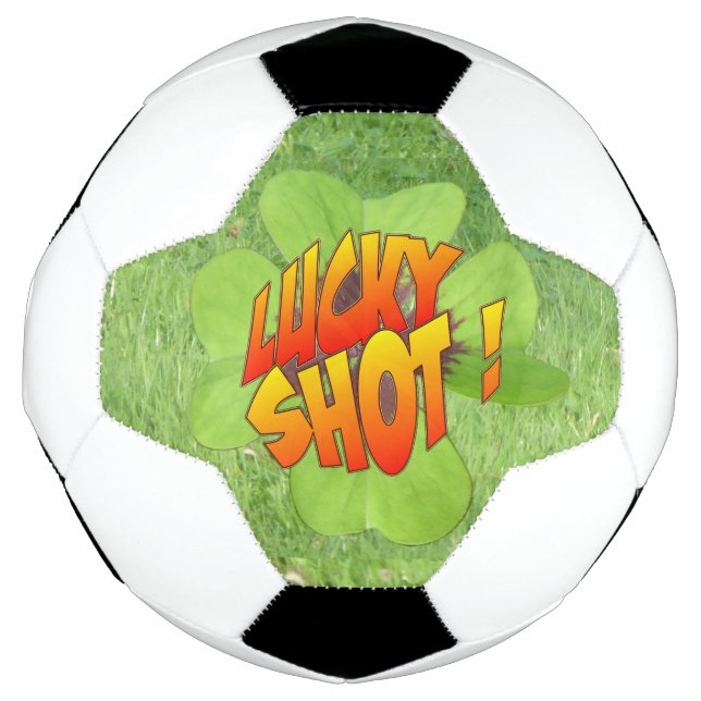 Lucky Shot Grass Soccer Ball (Front)