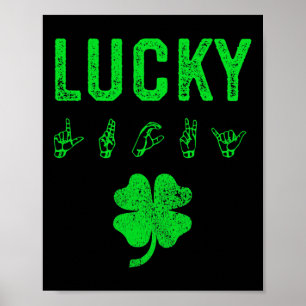 LUCKY Sign Language Deaf Awareness St Patricks Day