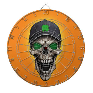 Lucky Skull Horror Dart Board