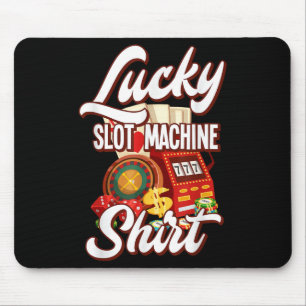 Lucky Slot Machine Casino Las Vegas Gambling  Mouse Pad