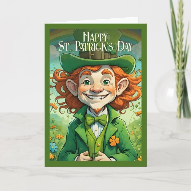 Lucky Smiles on St. Patrick’s Day Card (Front)