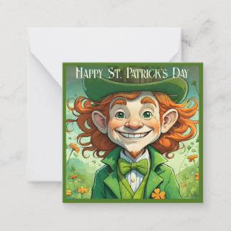 Lucky Smiles on St. Patrick’s Day Note Card