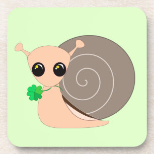 Lucky Snail Beverage Coaster