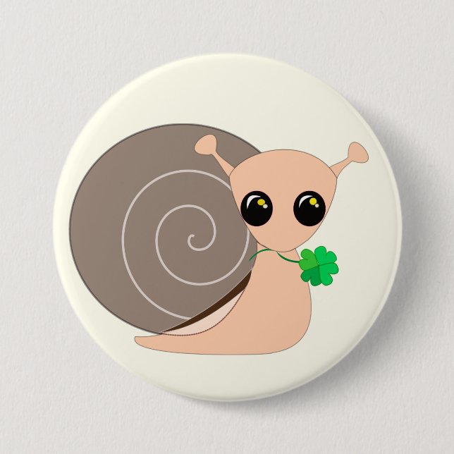 Lucky Snail Button (Front)