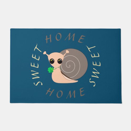 Lucky Snail _ Home Sweet Home Doormat