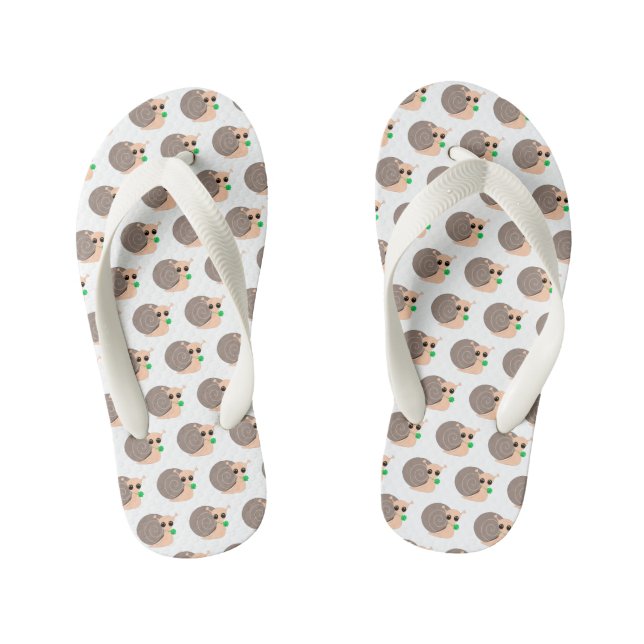 Lucky Snail Kid's Flip Flops (Footbed)