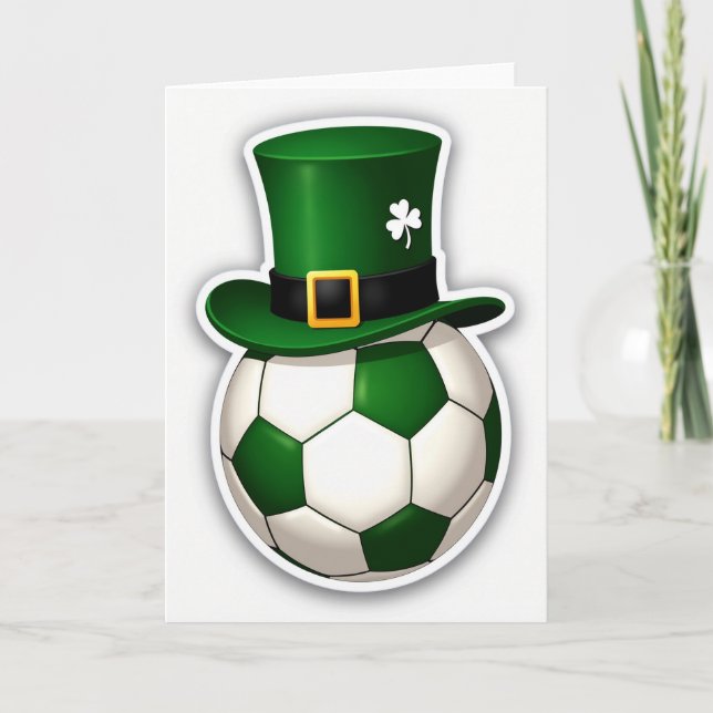 Lucky Soccer Fun Time Card (Front)