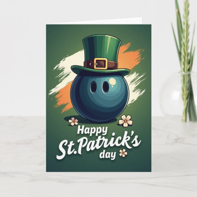 Lucky Sphere St Patricks Day Card (Front)