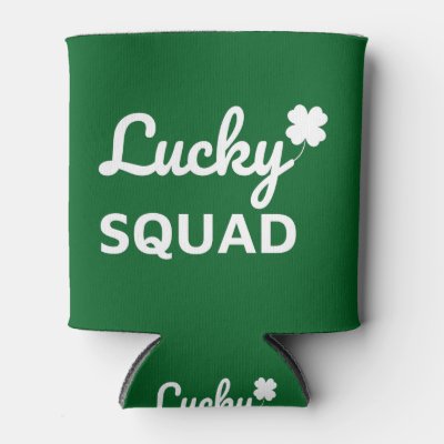 Lucky Squad St. Patrick's Day Can Cooler