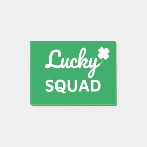 Lucky Squad St Patricks Day Post_it Notes