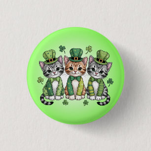 Lucky St. Patrick’s Day Kittens-47474 Button