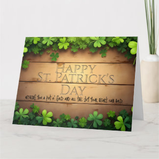 Lucky St. Patrick’s Day Wishes 🍀 Card