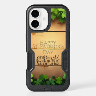 Lucky St. Patrick’s Day Wishes 🍀 iPhone 16 Case