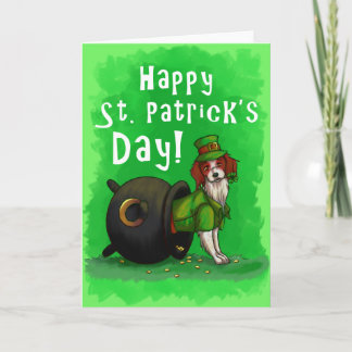 Lucky St. Patrick's Day Dog Card