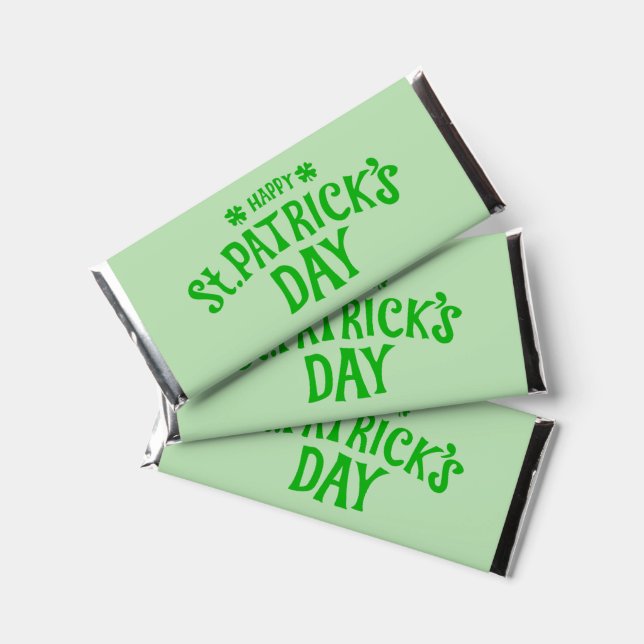 Lucky St. Patrick's Day Hershey's Chocolate Bar  (Front)