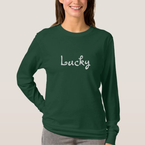 Lucky St Patricks Day T_Shirt