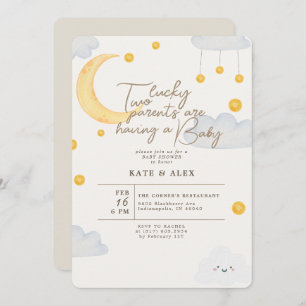 Lucky St Patrick's Gender Neutral Baby Shower  Invitation