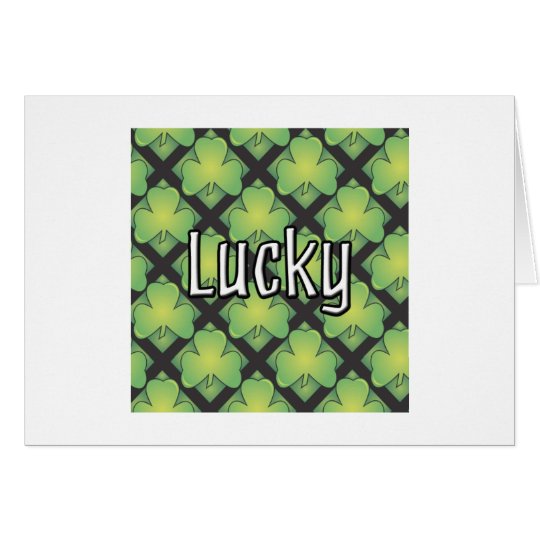 Lucky St. Patty's Day Swag Card