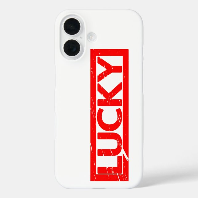 Lucky Stamp Case-Mate iPhone Case (Back)