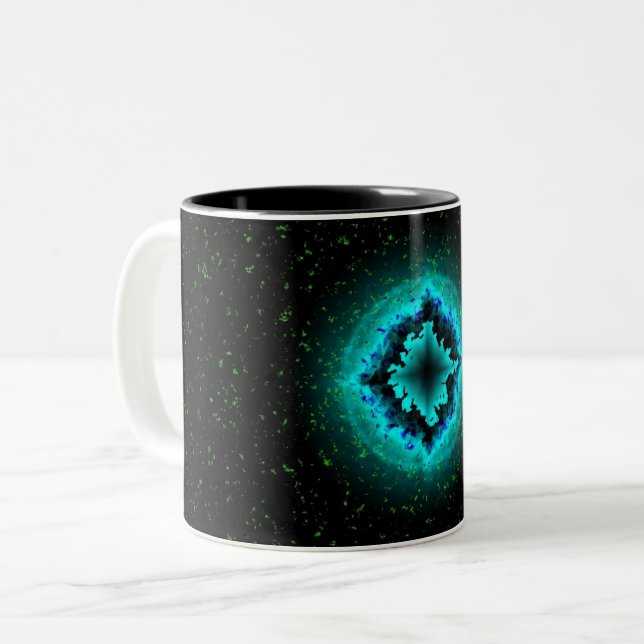 Lucky Star Two-Tone Coffee Mug (Front Left)