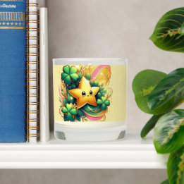 Lucky Star Vanilla Sandalwood Scented Candle