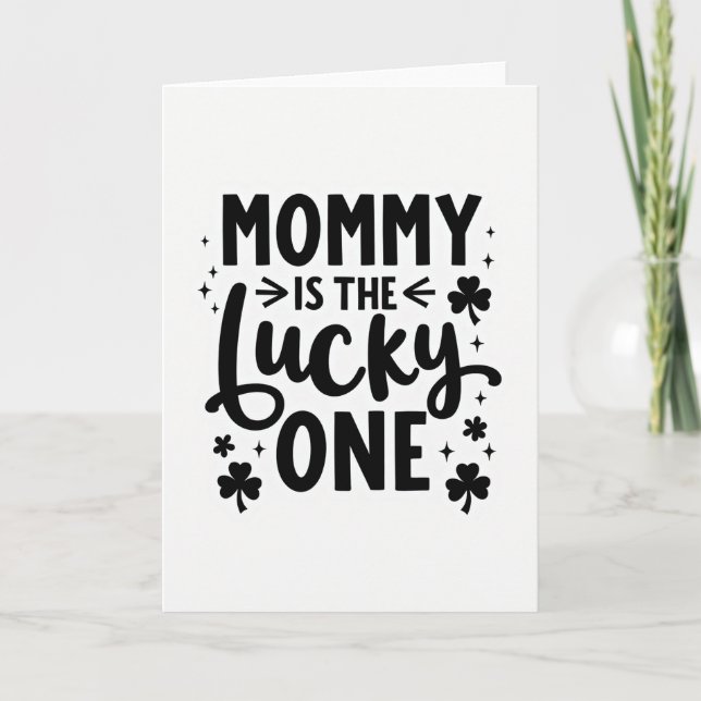 Lucky Stars Mommy Card (Front)