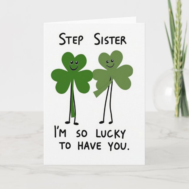 Lucky Step Sister Card (Front)