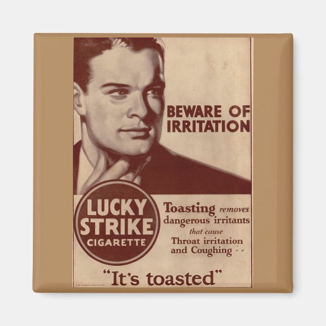 Lucky Strikes - Beware of Irritation Magnet (Front)