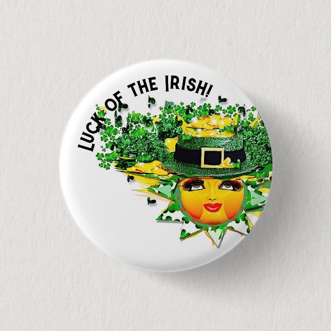 LUCKY SUN! BUTTON (Front)