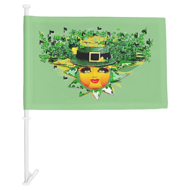 LUCKY SUN! CAR FLAG (Front)
