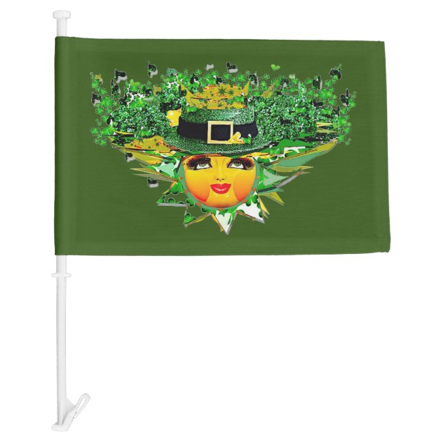 LUCKY SUN! CAR FLAG (Front)