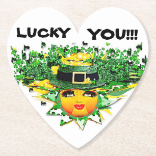 LUCKY SUN! PAPER COASTER