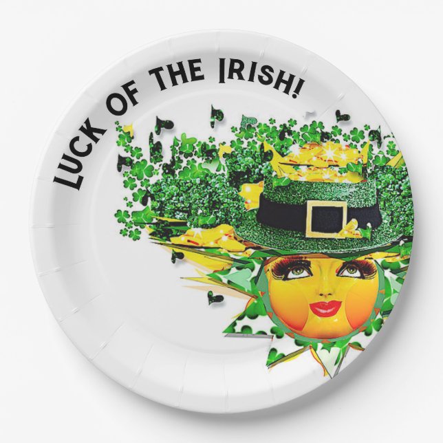 LUCKY SUN! PAPER PLATES (Front)