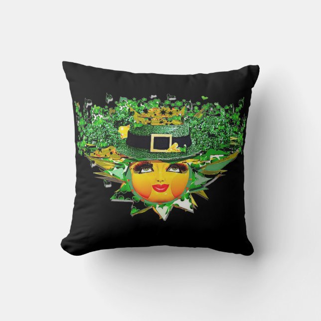 LUCKY SUN! THROW PILLOW (Front)