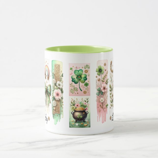 Lucky Symbols, St. Patrick's Day Mug (Center)