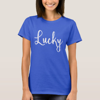 Lucky T-Shirt Distressed Lucky Fox Tee