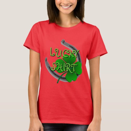 Lucky T_Shirt Personalized Shirt Organic T_shirt