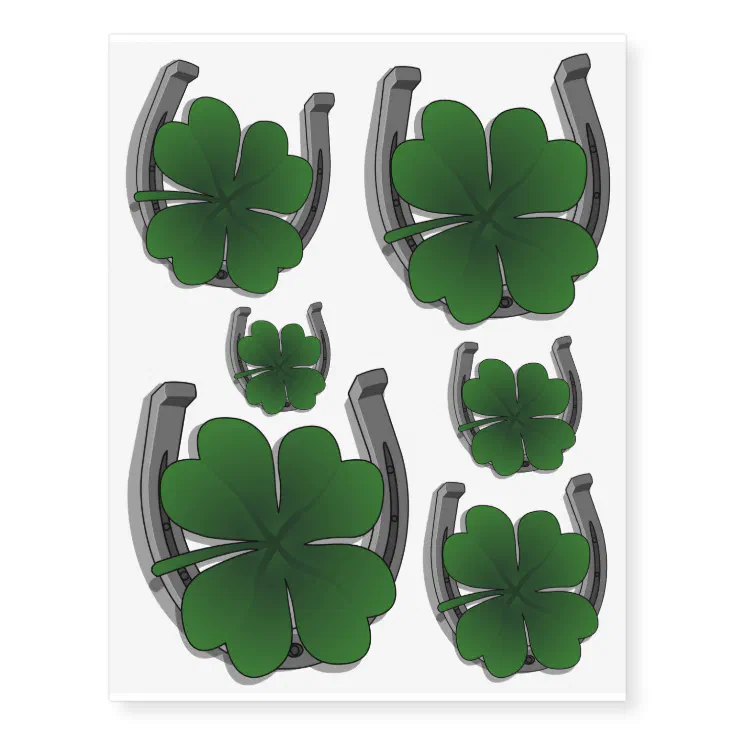 Lucky Temporary Tattoo Good Luck Charm Tattoo Art | Zazzle Lucky Temporary Tattoo Good Luck Charm Tattoo Art | Zazzle