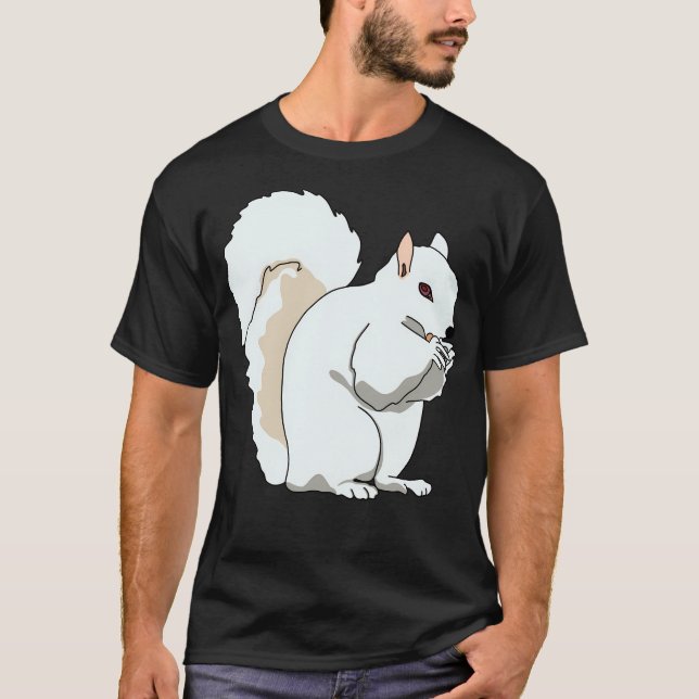 Lucky The Albino Squirrel T-Shirt (Front)