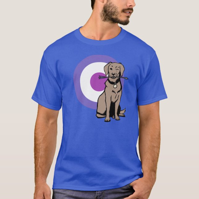Lucky the Pizza Dog family girl T-Shirt (Front)