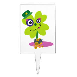 Lucky the Shamrock St. Patrick's Day Cake Topper