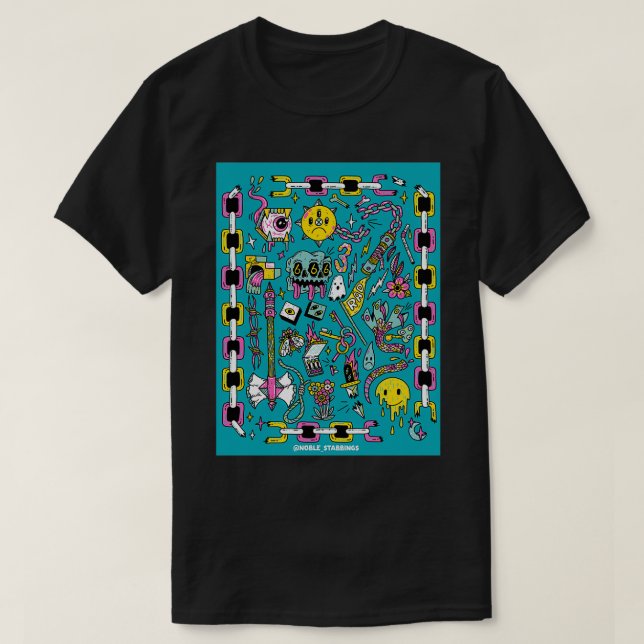 LUCKY THREE T-Shirt (Design Front)