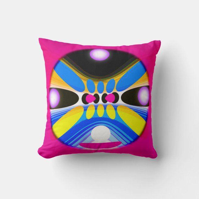 Lucky time throw pillow (Front)