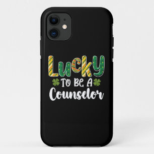 Lucky To Be A Counselor School St Patrick's Day iPhone 11 Case