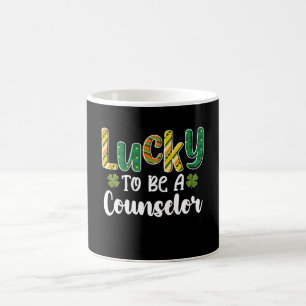 Lucky To Be A Counselor School St Patrick's Day Coffee Mug