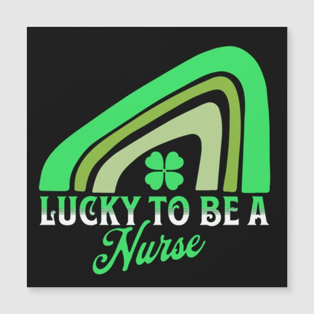 Lucky to be a Nurse | St Patrick's Day Nurse (Front)