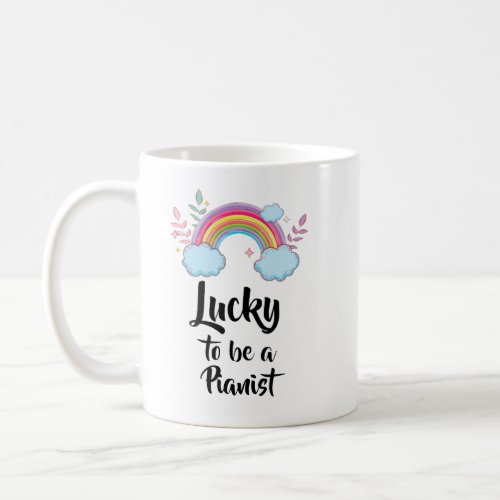 Lucky To Be A Pianist Mug