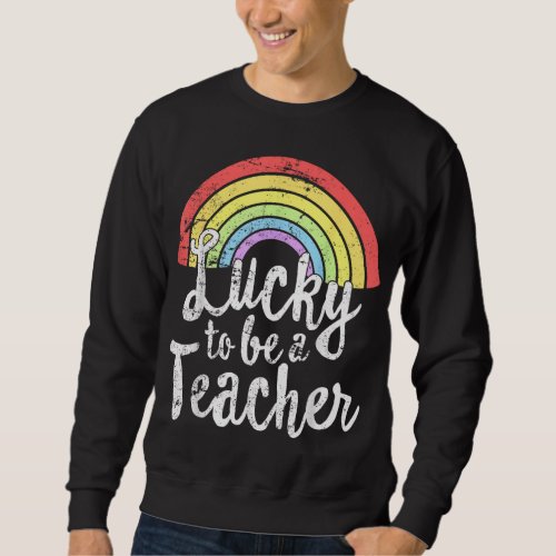 Lucky To Be A Teacher St Patricks Day T Shirt Scho