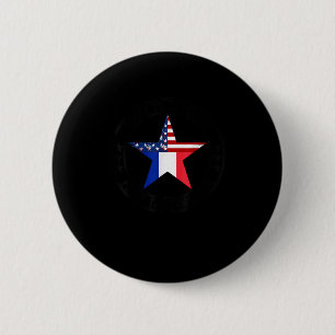 Lucky To Be French Proud To Be American French Lan Button