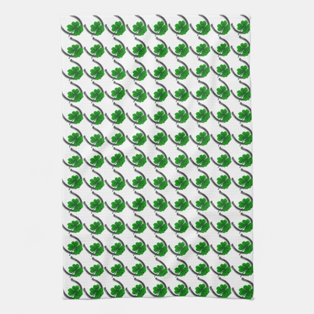 Lucky Towels St. Patrick's Tea Towels Customize (Vertical)